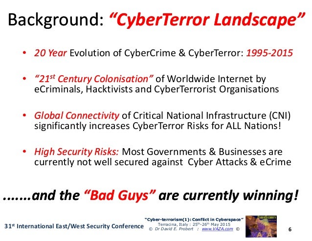 Virtual Terror 21st Century Cyber Warfare